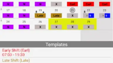 Roster-Calendar screenshot 3